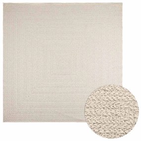 Χαλί ZIZUR Κρεμ Όψη Γιούτας Εσωτ. & Εξωτ. Χώρου 240x240 εκ.
