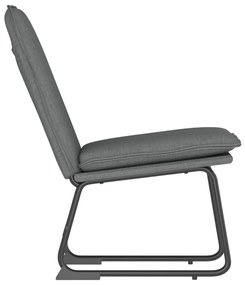 vidaXL Πολυθρόνα Σκούρο Γκρι 52 x 75 x 76 εκ. Υφασμάτινη