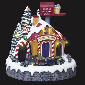 Χριστουγεννιάτικο Χωριό Με Led &amp; Κίνηση (Φ20x21) F-R 143321