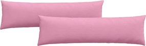 vidaXL Μαξιλάρι Καναπέ 2 pcs Ροζ 145 x 40 εκ. ύφασμα