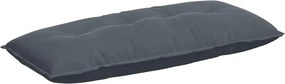 vidaXL Μαξιλάρι Πλάτης Σκούρο Γκρι 120 x 50 x 19 cm