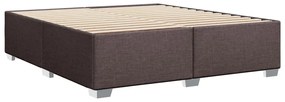 ΚΡΕΒΑΤΙ BOXSPRING ΜΕ ΣΤΡΩΜΑ ΣΚΟΥΡΟ ΚΑΦΕ 180X200 ΕΚ ΥΦΑΣΜΑΤΙΝΟ 3288263