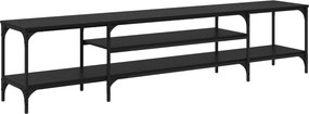 vidaXL Ντουλάπι TV Μαύρη Οξυά 201 x 35 x 45 εκ.