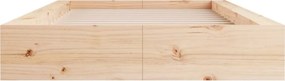 vidaXL Πλαίσιο Κρεβατιού 100 x 200 εκ. από Μασίφ Ξύλο