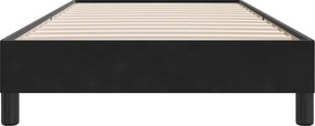 vidaXL Box Spring Κρεβάτι χωρίς στρώμα Μαύρο 100x210 cm Βελούδινο