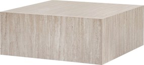 Τραπεζάκι Σαλονιού Τραβερτίνη PRIZMA 90x90x35