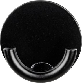 Κρεμαστράκι Αυτοκόλλητο (Φ5.3x2.5) Wenko Rondo Black 25657100