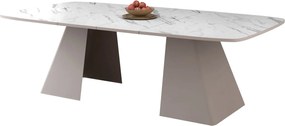 Τραπέζι Nova Επεκτεινόμενο-Λευκό Μάρμαρο - Cashmere