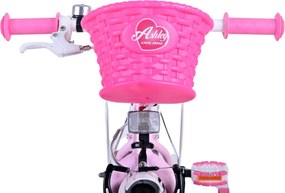 Ashley 12 Inch 21,5 cm Girls Coaster Brake Light pink/White