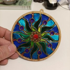 Intra απο ξύλο plywood 3mm-4mm πάχος - Mandala Wood Art Δίασταση 30x30 cm Intraeaxys-eo0q4lw1