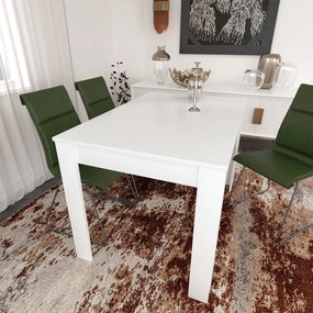 Dining Table Single 120 - Shiny White White