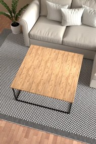 Stewehome Τραπέζι σαλονιού από ατλαντικό πεύκο 90x90x40 cm