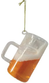 Χριστουγεννιάτικο Στολίδι Ποτήρι 26187 5,6x4x7,5cm Clear-Yellow