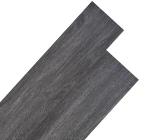 vidaXL Δάπεδο Μη Αυτοκόλλητο Λευκό/Μαύρο Δρυός 5,26 μ² / 2 χιλ. PVC