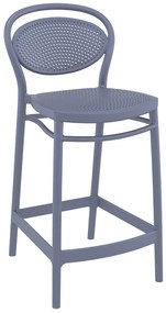 ΣΚΑΜΠΟ ΜΑΡΣΕΛ 65εκ.DARK GREY ΠΟΛ/ΝΙΟΥ 44Χ50Χ96εκ. 44Χ50Χ96εκ. (Σετ 4 ΤΕΜ)