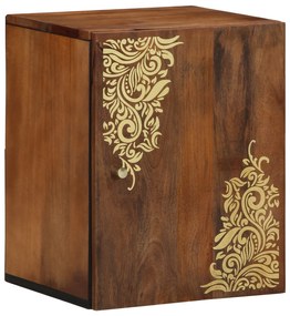 vidaXL Ντουλάπα Μπάνιου 38x33x48 εκ. Μασίφ Ξύλο Μάνγκο