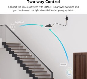 SONOFF smart διακόπτης SNZB-01P, μπαταρίας, Zigbee