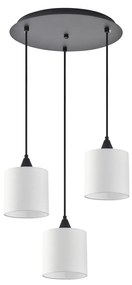 SE21-BL-B10-BL3-SH1 ADEPT PENDANT White Shade Pendant+ HOMELIGHTING 77-9018