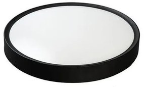 Πλαφονιέρα Φωτιστικό Οροφής LED 50W 3CCT Φ59cm Plus Eurolamp 144-51026 Μαύρο