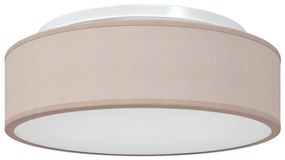 vidaXL Φωτιστικά Οροφής  Flush Mount Ταπέ Ø 38 εκ Υφάσματος E27