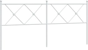 vidaXL Ανταλλακτικό κεφαλάρι Λευκό 180 εκ. Μεταλλικό