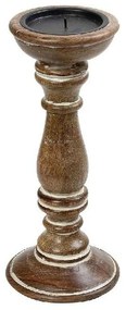 Κηροπήγιο PIG212 23cm Brown Espiel Wood