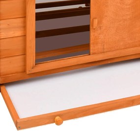vidaXL Κοτέτσι 150 x 96 x 110 εκ. από Μασίφ Ξύλο Ελάτης