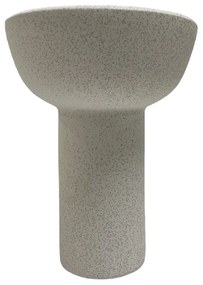 ΕΠΙΤΡΑΠΕΖΙΟ ΚΕΡΑΜΙΚΟ ΔΙΑΚΟΣΜΗΤΙΚΟ ELENDIL HM4603.01 ΥΠΟΛΕΥΚΟ ΚΡΥΣΤΑΛΛΙΚΟ Φ20x26,5Υεκ