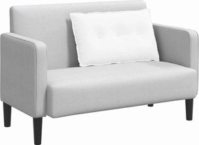 vidaXL Μαξιλάρι Πλάτης Λευκό 80 x 19 x 50 εκ ύφασμα