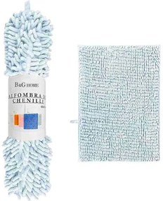 Πατάκι μπάνιου M0842 50x80cm Ανοιχτό Μπλε