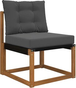 vidaXL Μαξιλάρι Καναπέ Εξωτερικού Χώρου 2 pcs Ανθρακί Πολυεστέρας