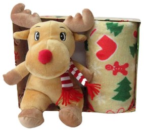 Σετ 2 τεμ Κουβέρτα Αγκαλιάς, Λούτρινο σε Κουτί Δώρου 750