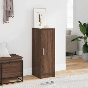 vidaXL Παπουτσοθήκη Καφέ Δρυς 32 x 35 x 92 εκ. από Επεξεργασμένο Ξύλο
