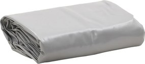 vidaXL Μουσαμάς Γκρι Ø 2,8 μ. 650 γρ./μ²