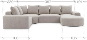Γωνιακός καναπές Civil L-Αριστερή