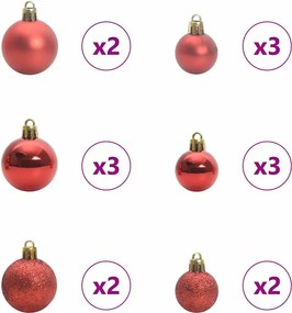 vidaXL Τεχνητό Χριστουγεννιάτικο Δέντρο με Άξονα Λευκό 150 cm