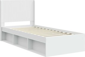 vidaXL Καλάθι με αποθήκη και κεφαλάρι Λευκό 90 x 200 cm