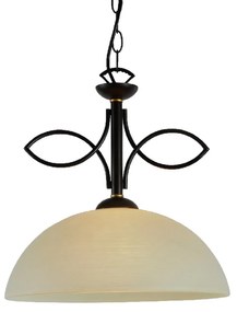 Φωτιστικό Οροφής Elegant AD89061 Honey Metal, Glass