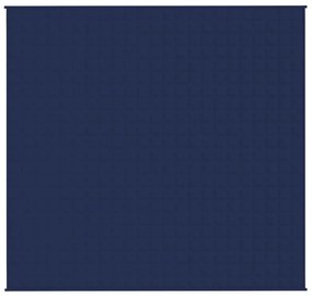 vidaXL Κουβέρτα Βαρύτητας Μπλε 220 x 230 εκ. 15 κ. Υφασμάτινη