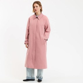Καρό oversized καμπαρντίνα με κουμπιά, Signature MAURICE
