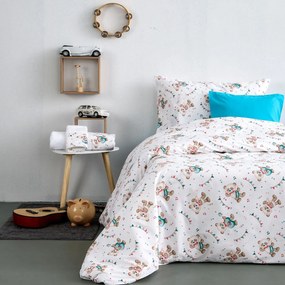 Σεντόνια Μονά (Σετ) Sb Home Junior Music Blue