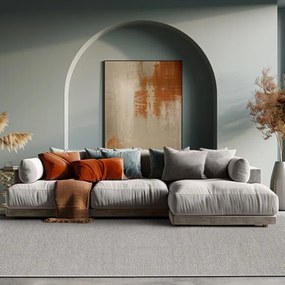 Beauty Home Πατάκι Rustic Art 9335 67x140 Λευκό,Γκρι
