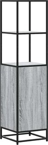 vidaXL Highboard Grey Sonoma Κατασκευασμένο ξύλο και μέταλλο