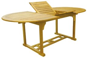 Τραπέζι Sopho επεκτεινόμενο φυσικό ξύλο ακακίας 200/150x100x75εκ Υλικό: ACACIA 282-000013