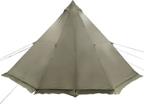 vidaXL Σκηνή Οικογενειακή Tipi 8 Ατόμων Αδιάβροχη Πράσινη Λαδί