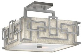 Πλαφονιέρα Φωτιστικό Οροφής 3xE27 Lanza Elstead Lighting-HK-LANZA-SF-AN-Νίκελ Ματ HK-LANZA-SF-AN