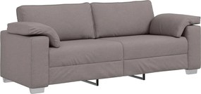 vidaXL Καναπές 2 pcs Taupe 219 x 80 x 82 εκ ύφασμα