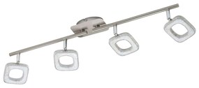 Φωτιστικό Σποτ Led 97004 Litago Crystal Eglo Μέταλλο,Πλαστικό