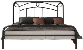 Metal Bed Elina Λευκό, 0.90x190 εκ.