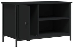 vidaXL Έπιπλο Τηλεόρασης Μαύρο 80 x 40 x 50 εκ. από Επεξεργασμένο Ξύλο